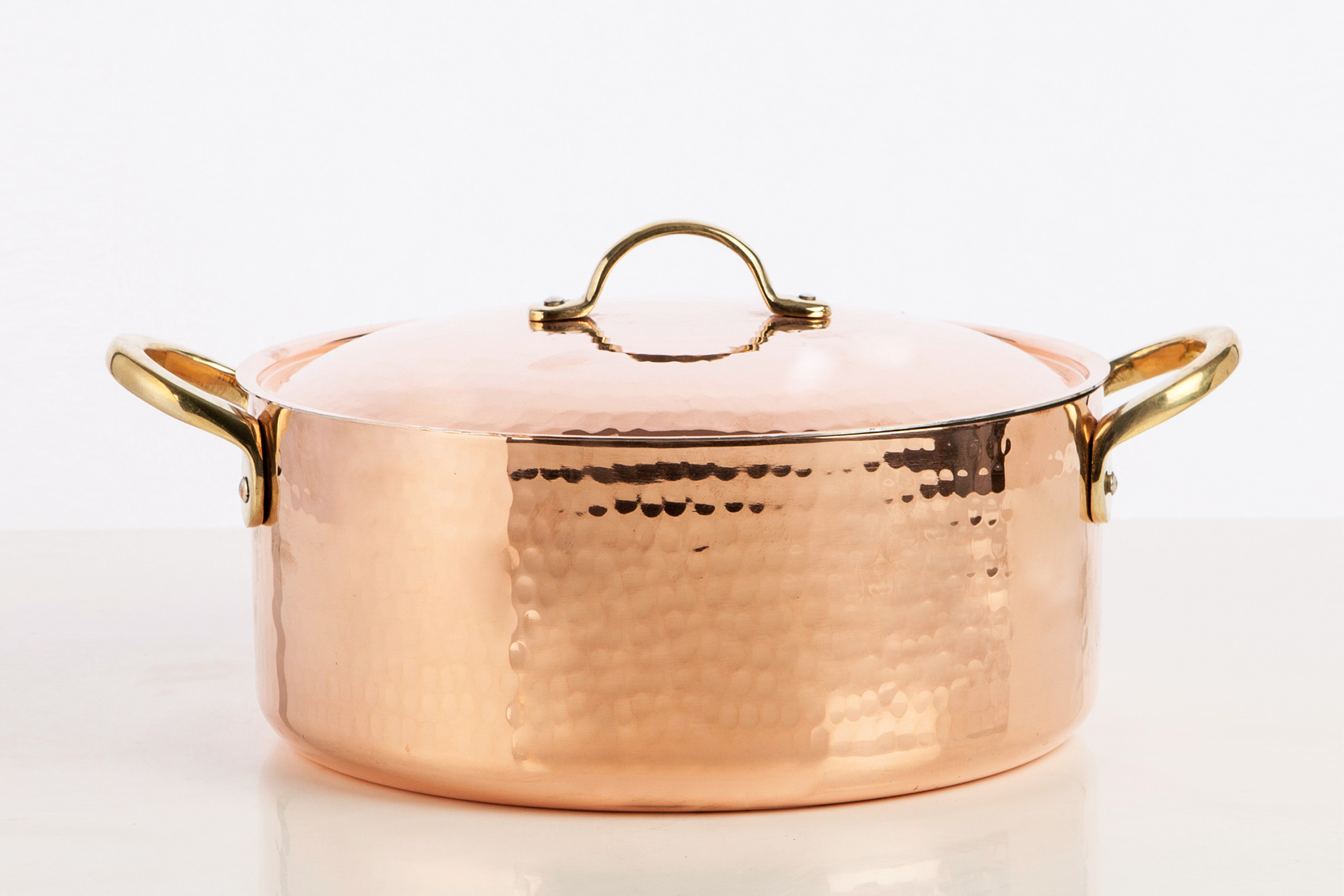 Copper Pot with Lid | Bakır Tencere - 24 cm